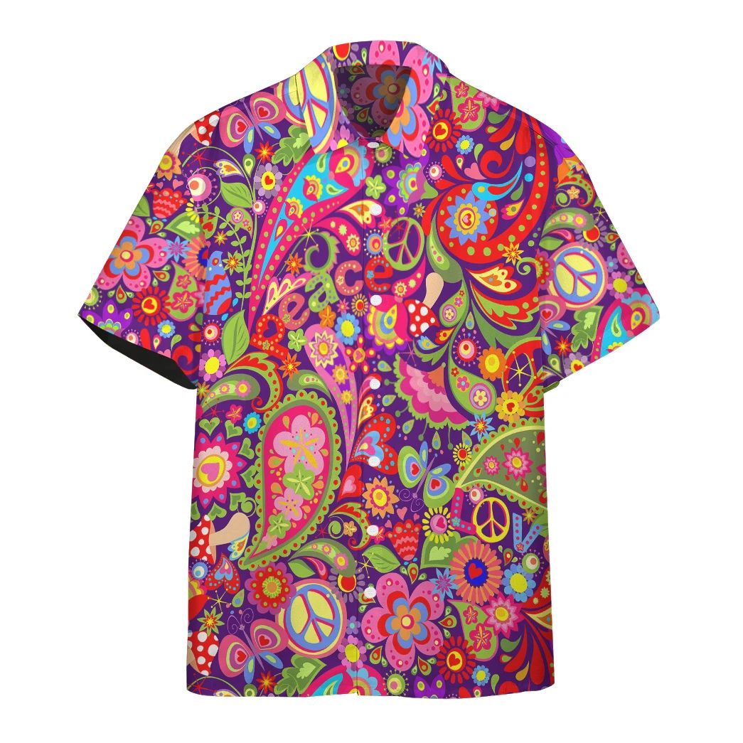 Alohazing Hippi Pattern Custom Hawaiian Shirt Ha85383