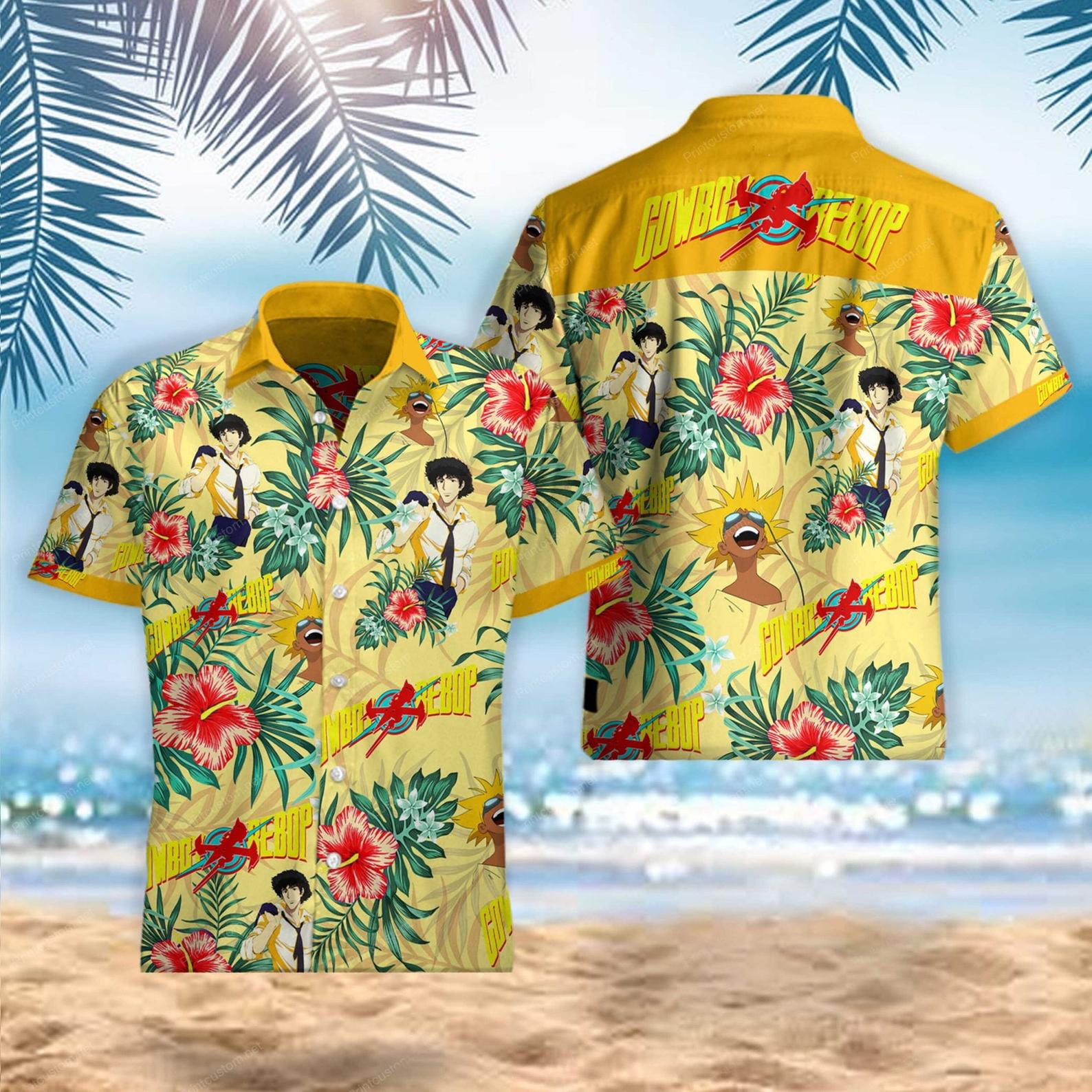 Spike Spiegel Hawaii Summer Hawaii Shirt For Women Cowboy Bebop Fan Gifts Ha30784