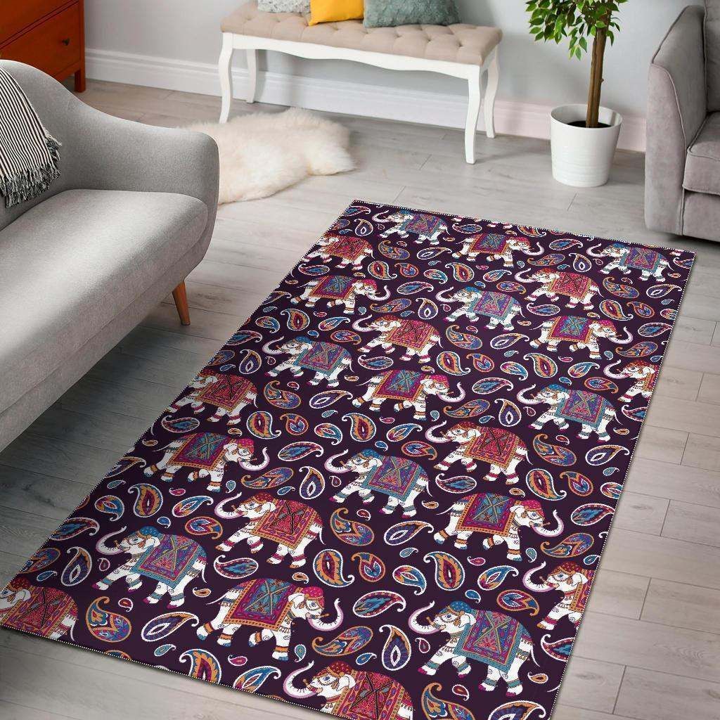 Paisleys Elephant Rug