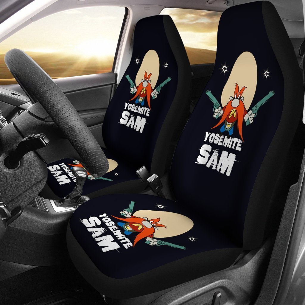 Looney Tunes Yosemite Sam Car Seat Cover Fan Gift