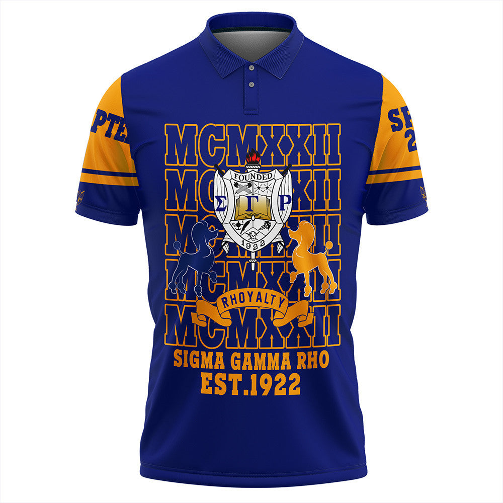 Wonder Print Shop Polo Shirt – Personalized Sigma Gamma Rho Mcm Style Polo Shirt