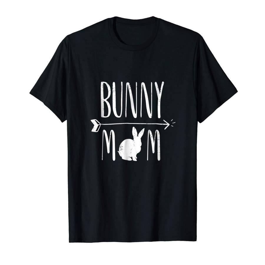 Bunny Mom Funny Bunnies White Rabbit Gift T-Shirt – White