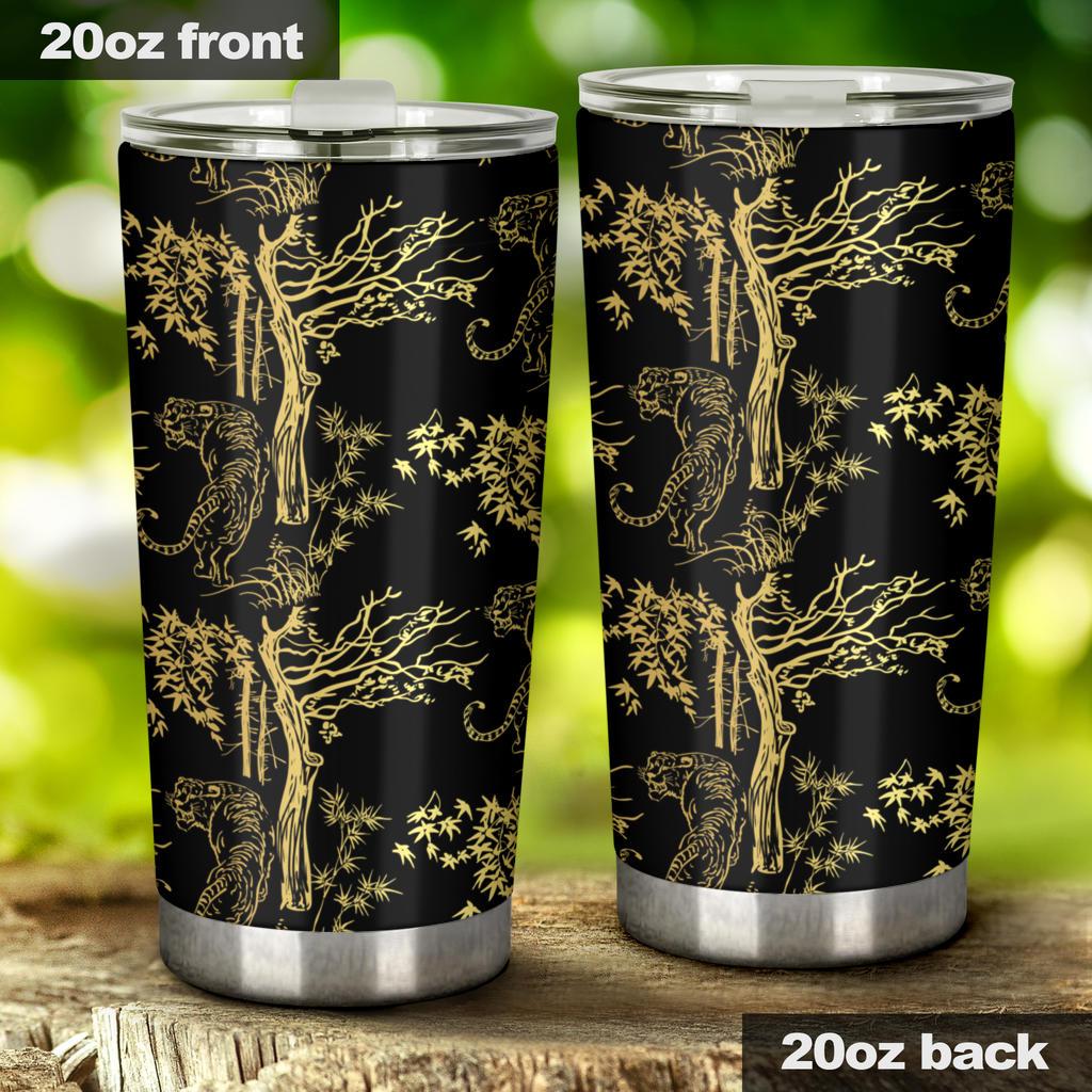 Bengal Tiger and Tree Pattern Tumbler