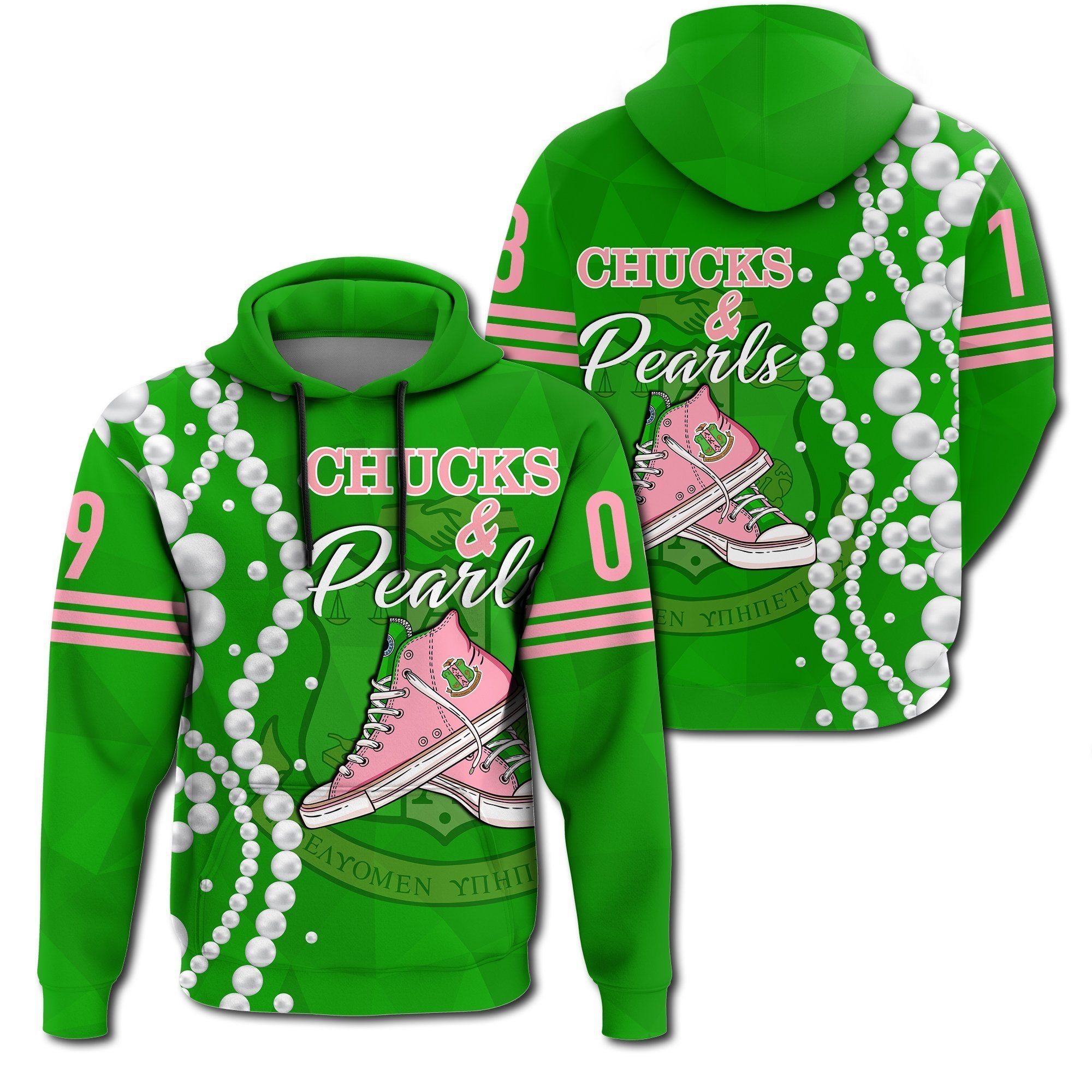 Greek Life Hoodie – Alpha Kappa Alpha K.H Pearls Hoodie