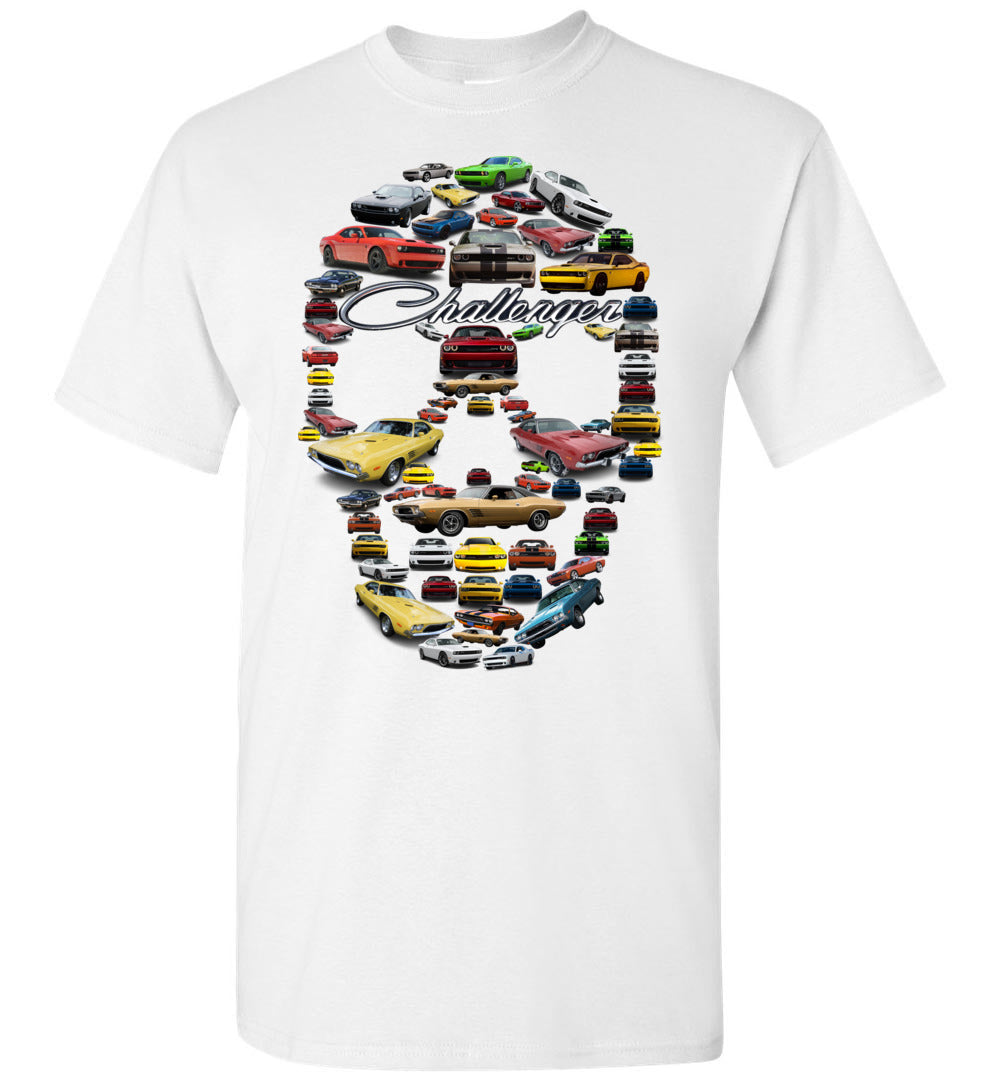 Challenger Collection Stylized Skull Halloween Art T-Shirt