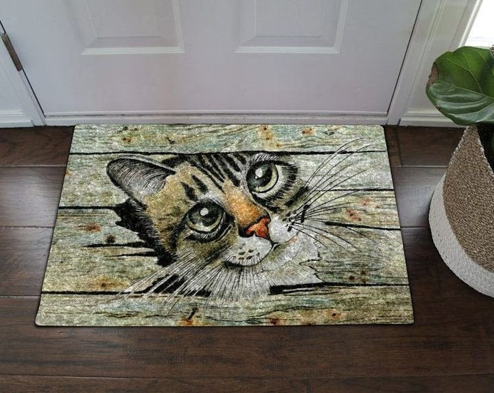 Apayprints – Cute Cat 3D All Over Printed Doormat