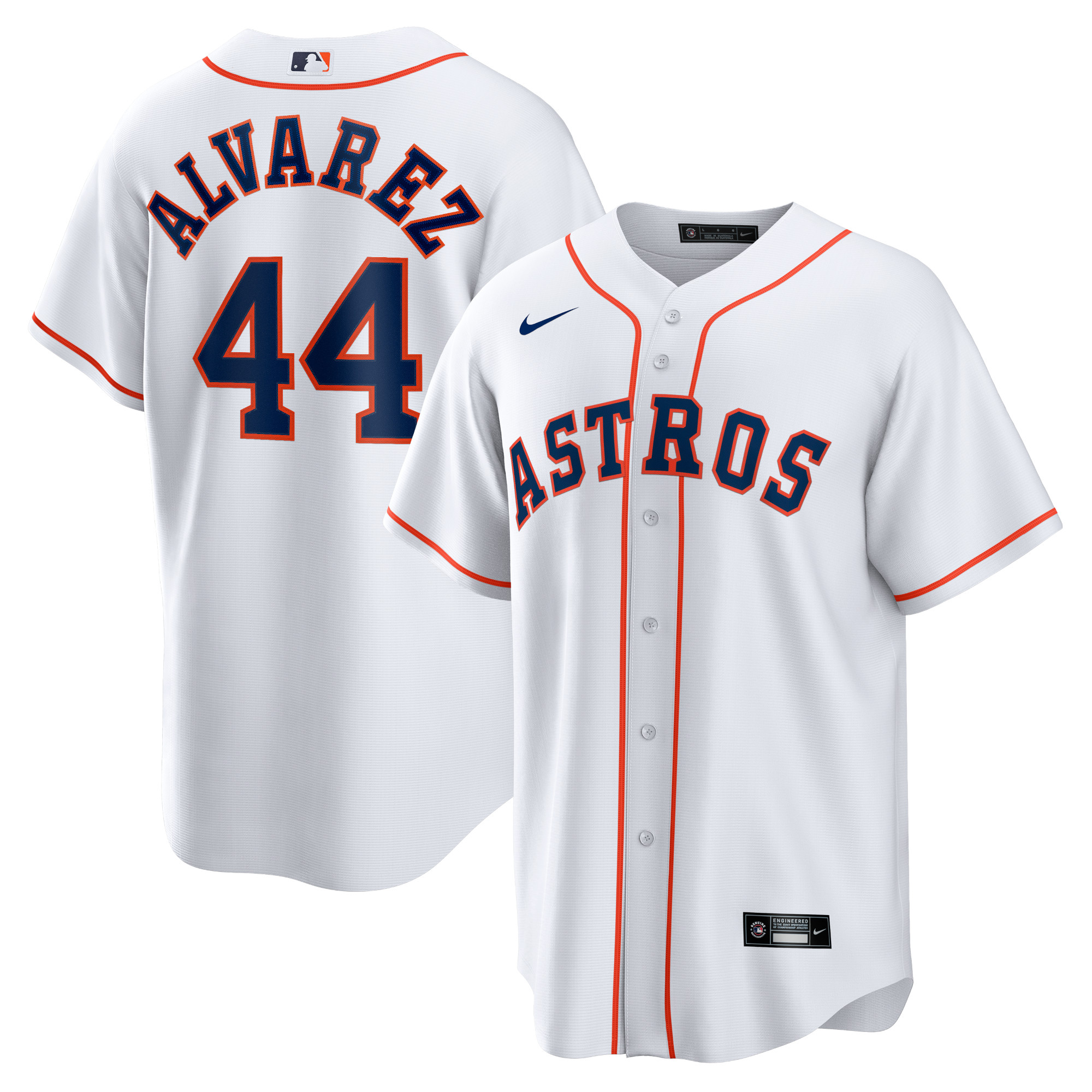 Men’s Houston Astros Yordan Álvarez White Home Player Jersey