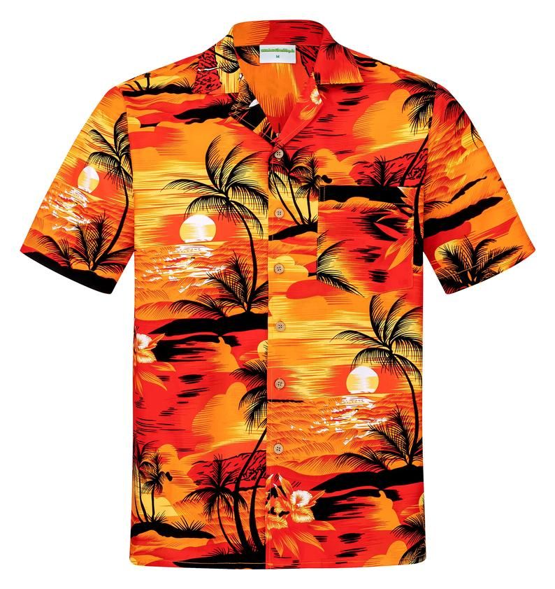 Evening On Hawaiian Multicolor Best Design Shirt Ha105552