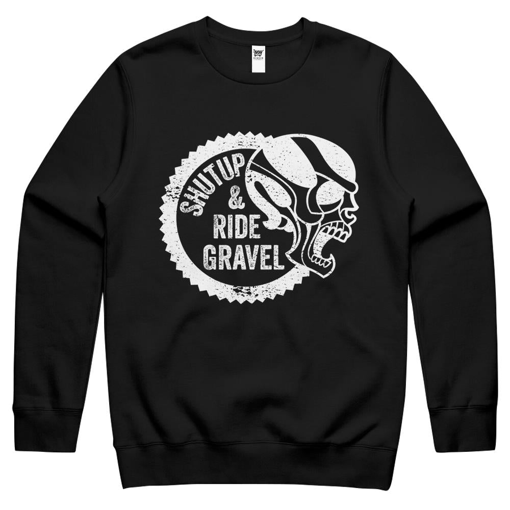 Gravel Cycling Gravel Bike Cyclist Cyclocross Crewneck Sweatshirt