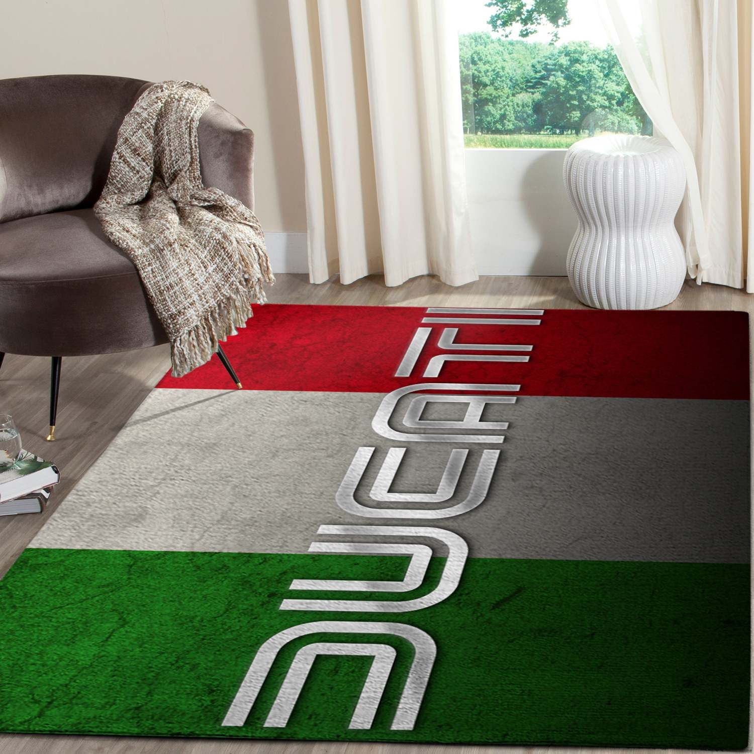 Ducati Logo SuperMotor Area Rugs Living Room Carpet FN161220 Local Brands Floor Decor