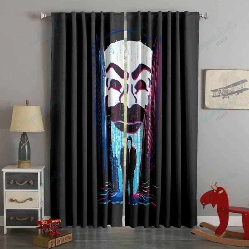 3D Printed Mr.Robot Style Custom Living Room Curtains