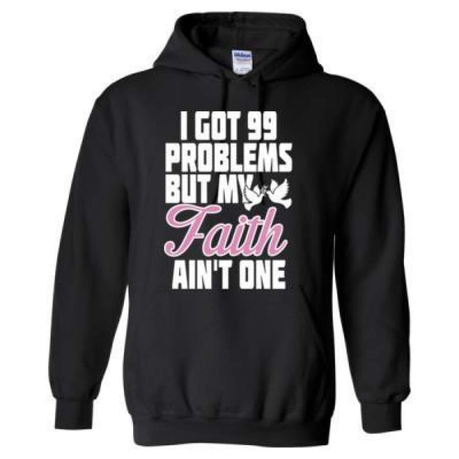 AGR I Got 99 Problems But My Faith Ain’t One – Heavy Blend™ Hooded Sweatshirt