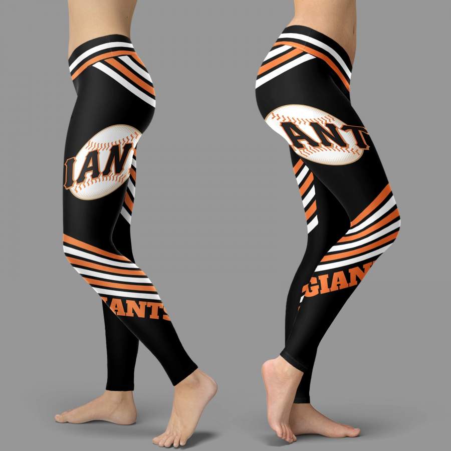 Straight Cute Beautiful Attractive San Francisco Giants Leggings