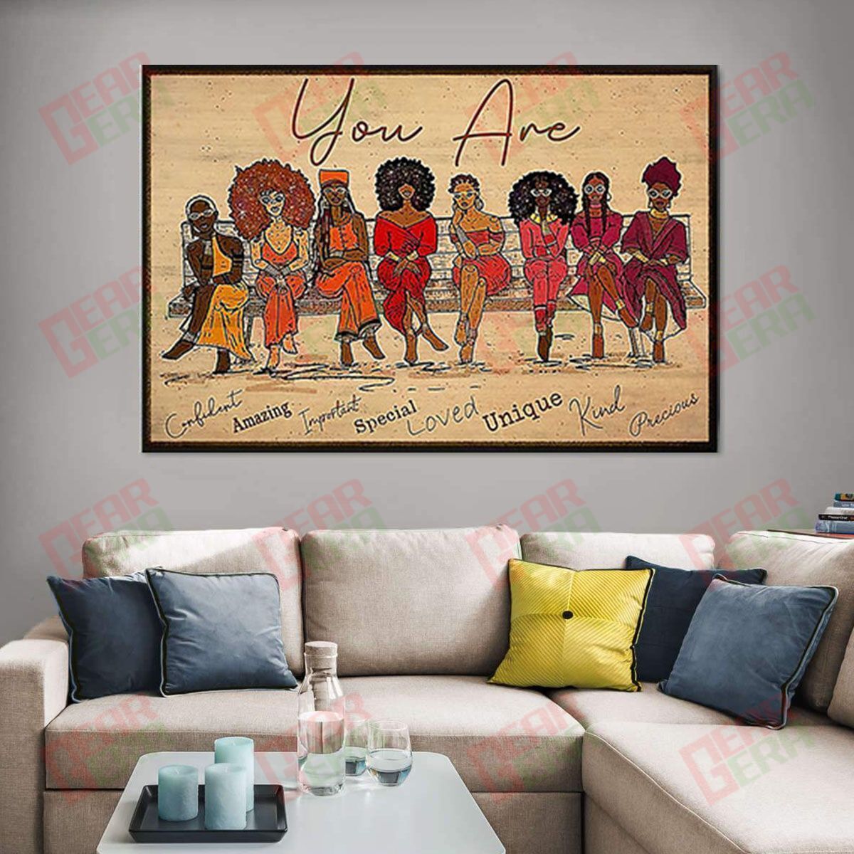 South Africa Canvas Holiday Black Power Canvas Print Afro Women Afro Man Home Alluring Ready To Hang Canvas Wall Art Decor