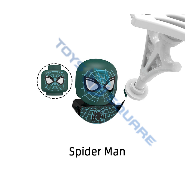 The Agent Venom Evil Spider Mysterio Man Model Building Blocks MOC Bricks Set Gifts Toys For Children alx