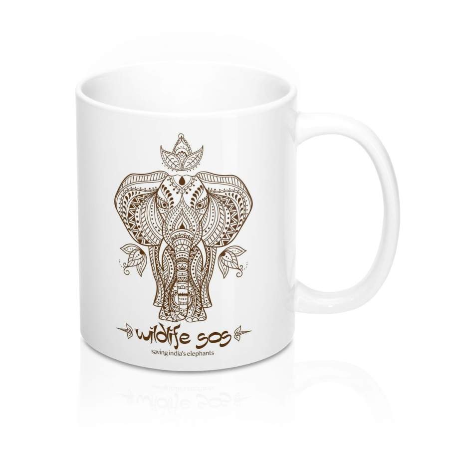 Accessory | WLSOS Henna Elephant | Coffee Mug