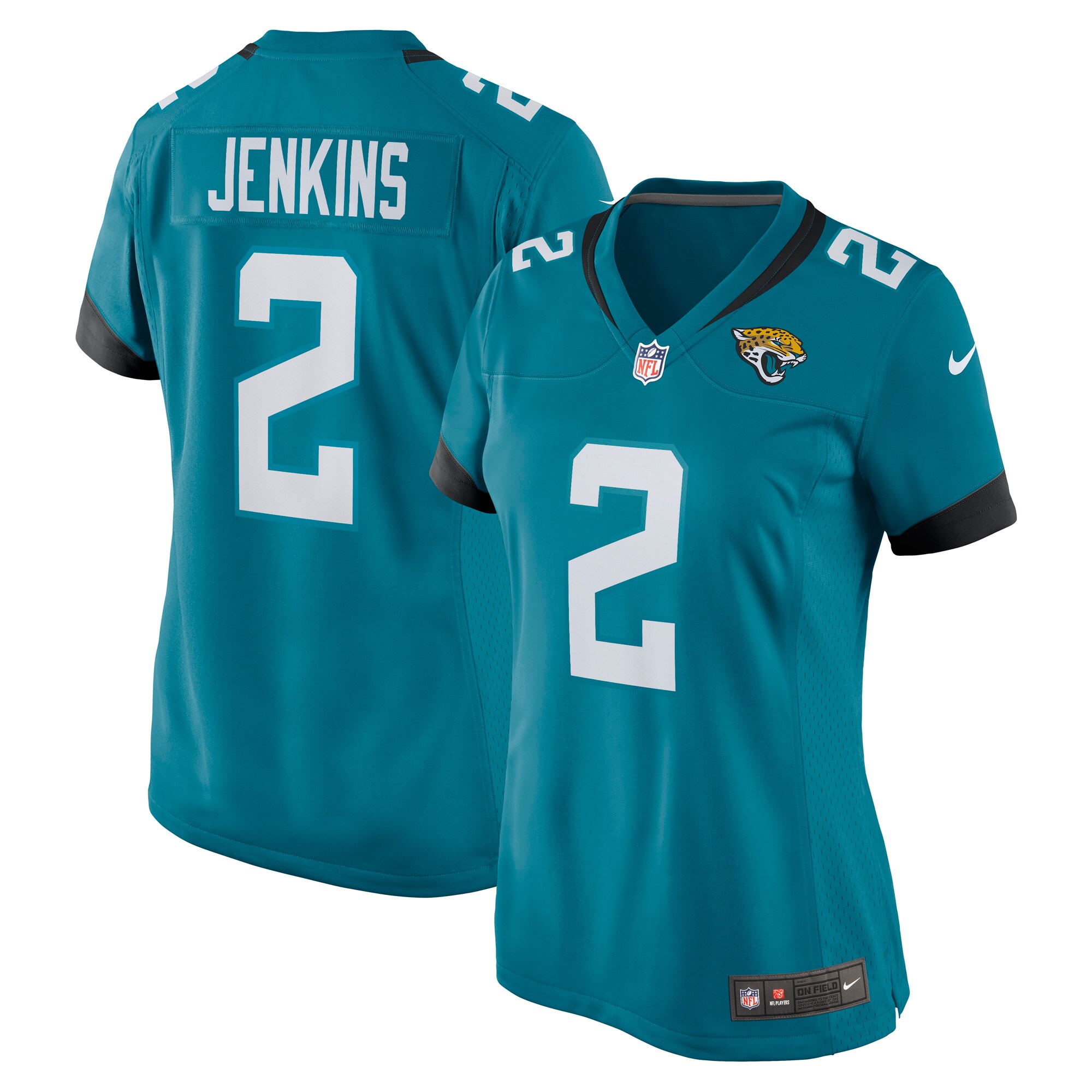 Rayshawn Jenkins Jacksonville Jaguars Women's Game Player Jersey – Teal