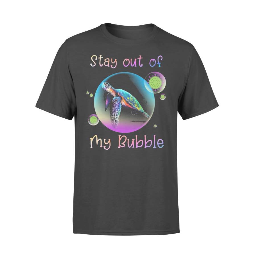 Turtle Stay Out My Bubble Coronavirus Mask T-shirt