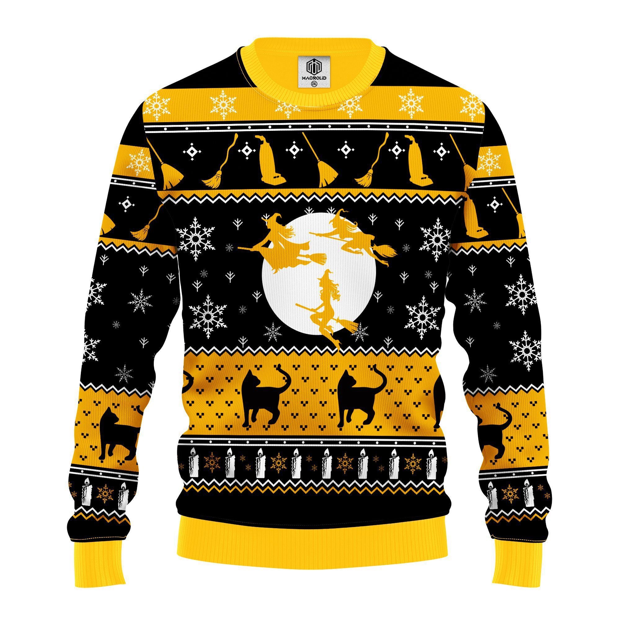 Witch Ugly Christmas Sweater | For Men & Women | Adult | Us4177