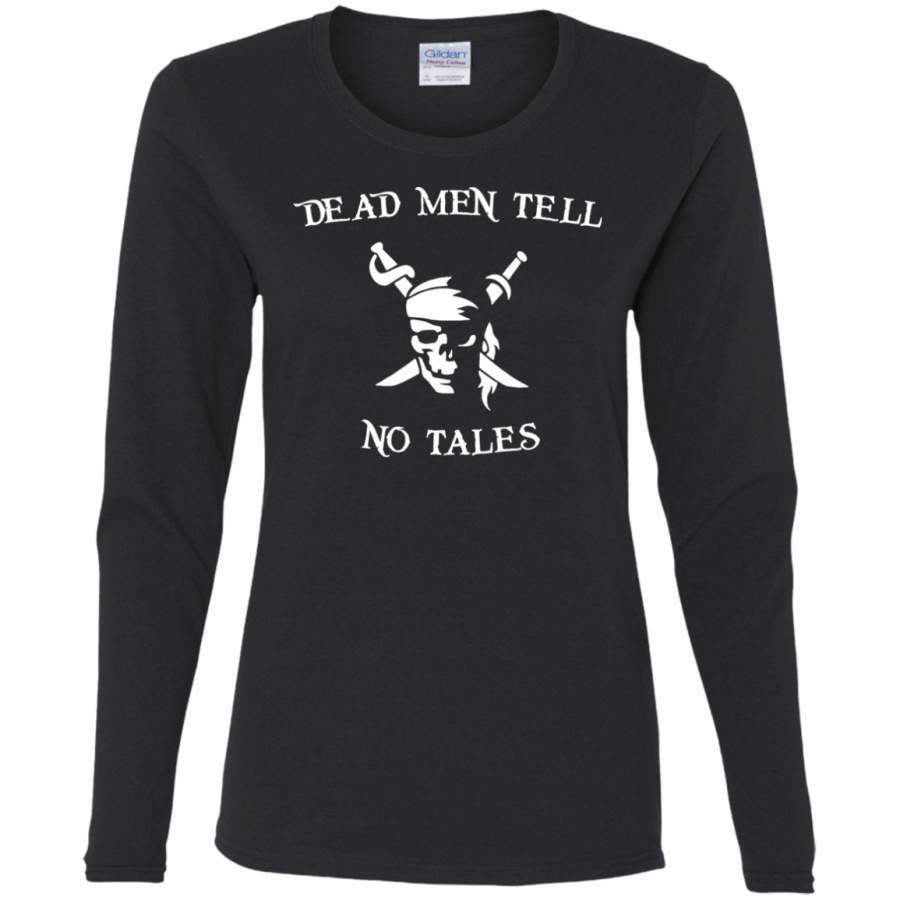 AGR Dead Men Tell No Tales Ladies’ Cotton LS T-Shirt