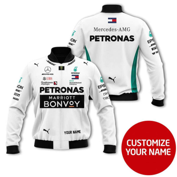 Custom Name Bomber Jacket Mercedes, Mercedes 3D Spring Autumn, Mens Casual Jacket, Car Sports Dg27