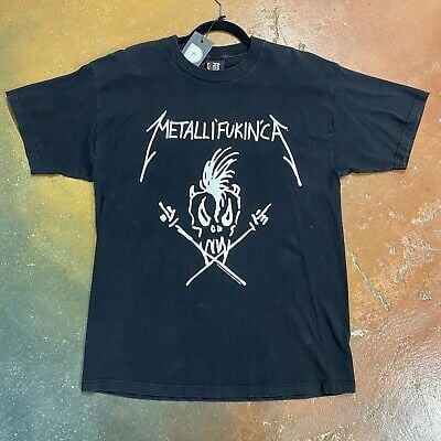 Vintage 1993 Metallica Metallic’fukin’ca Been There, Done It Tour T-shirt 3848