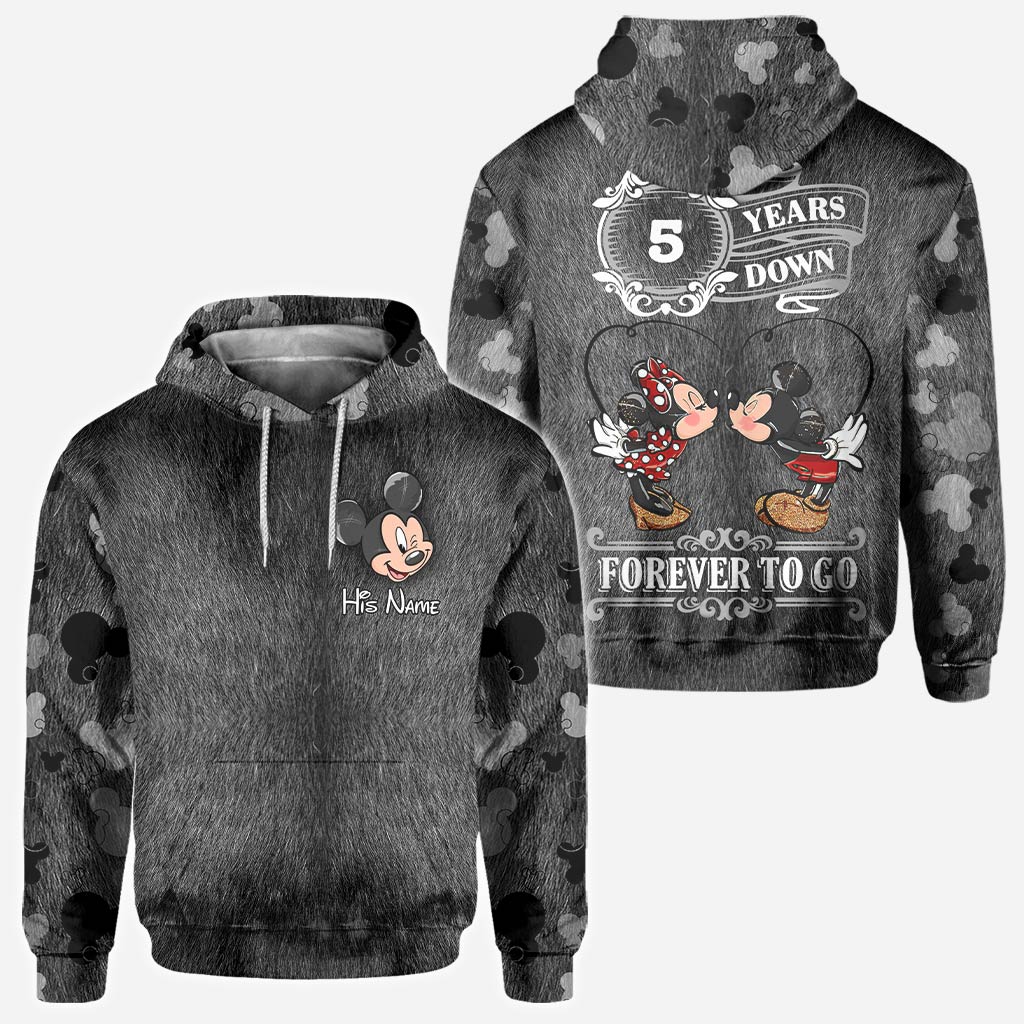 Forever To Go – Personalized Couple Mouse Hoodies