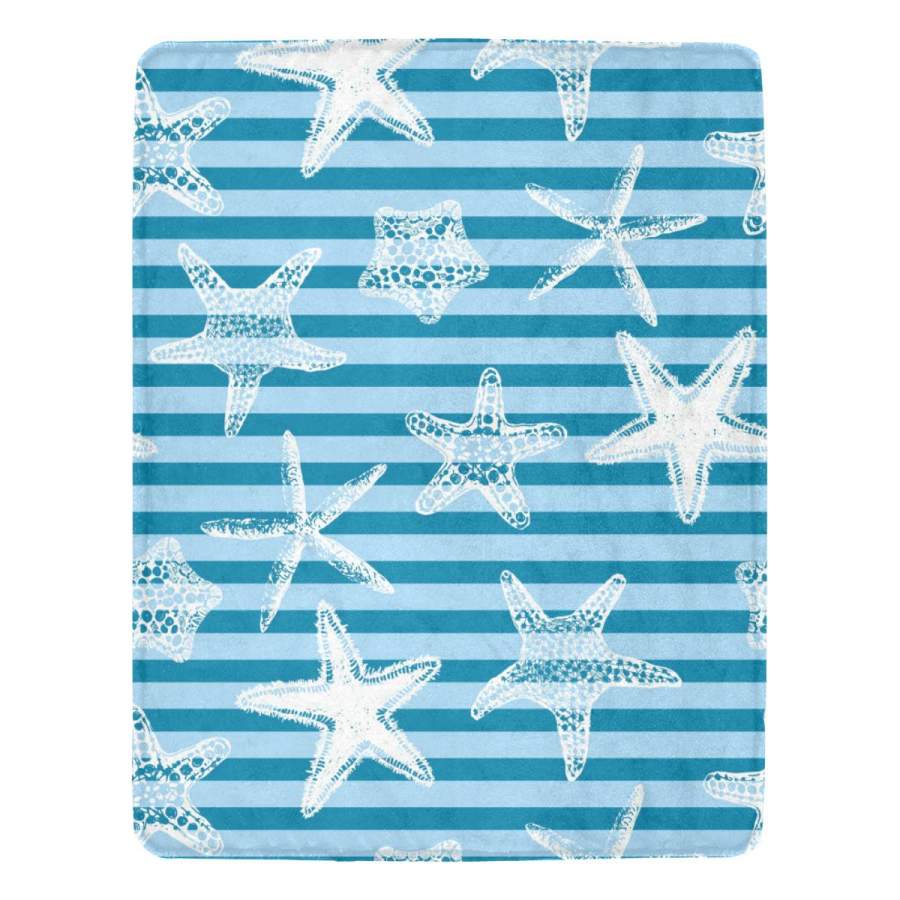 Starfish Fleece Blanket