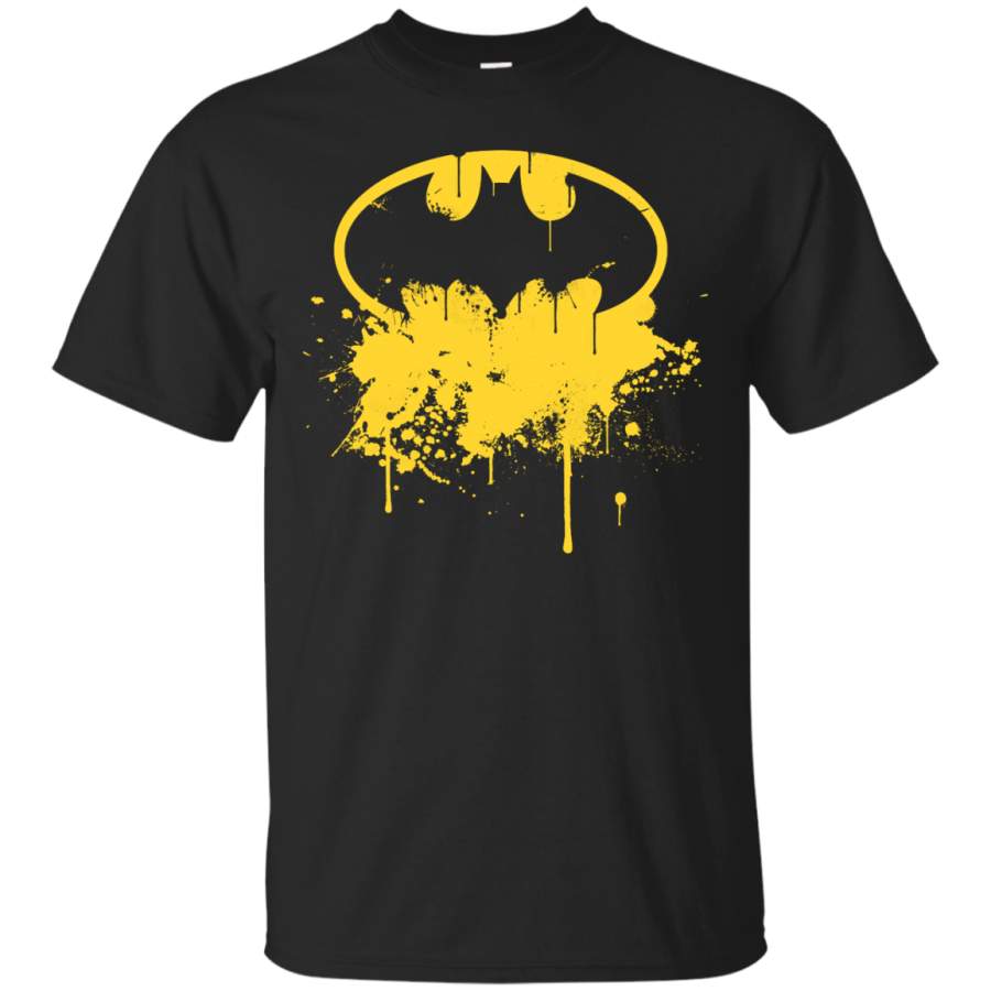 BATMAN – Batman Logo Splatter T Shirt & Hoodie