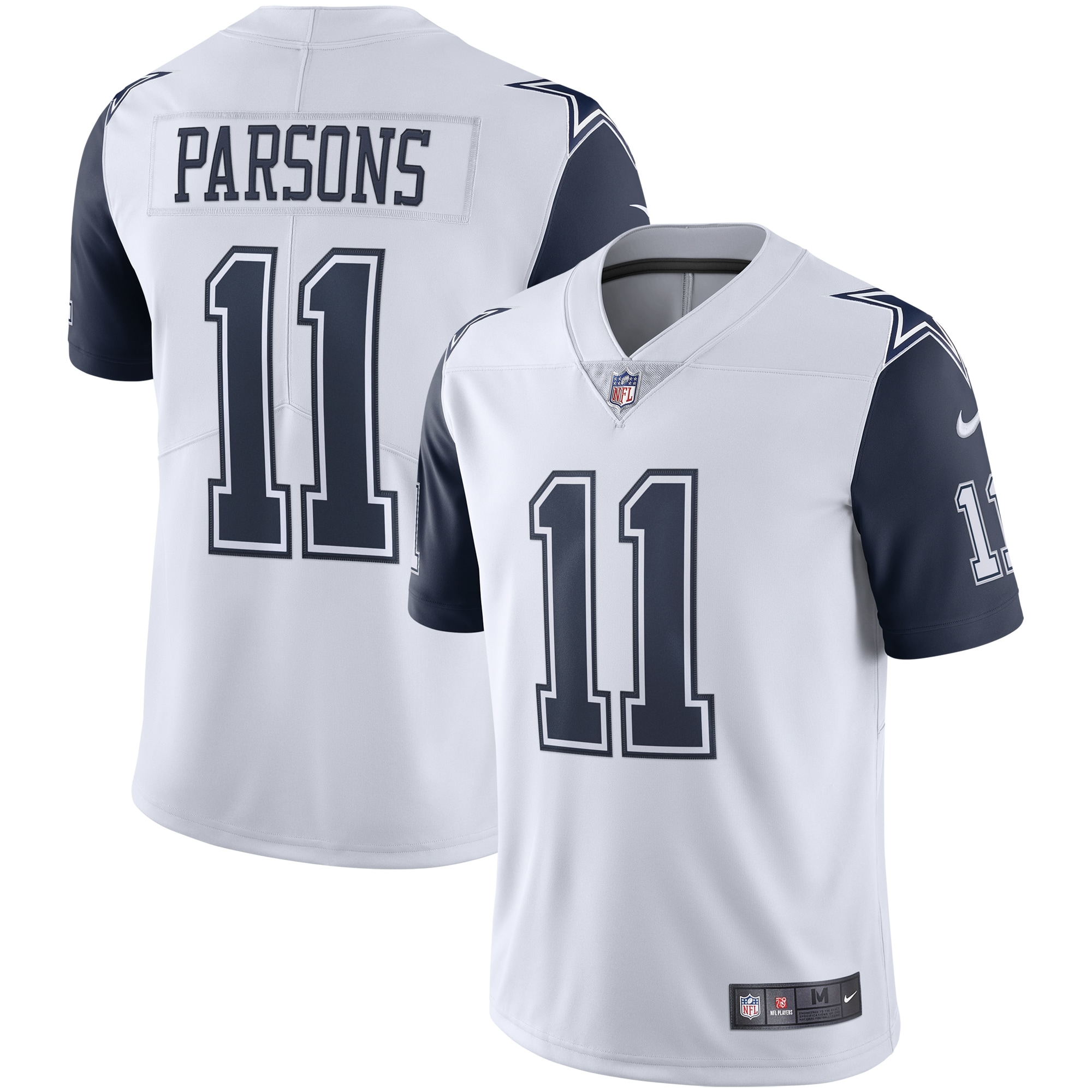 Micah Parsons Dallas Cowboys Alternate 2 Vapor Limited Jersey – White