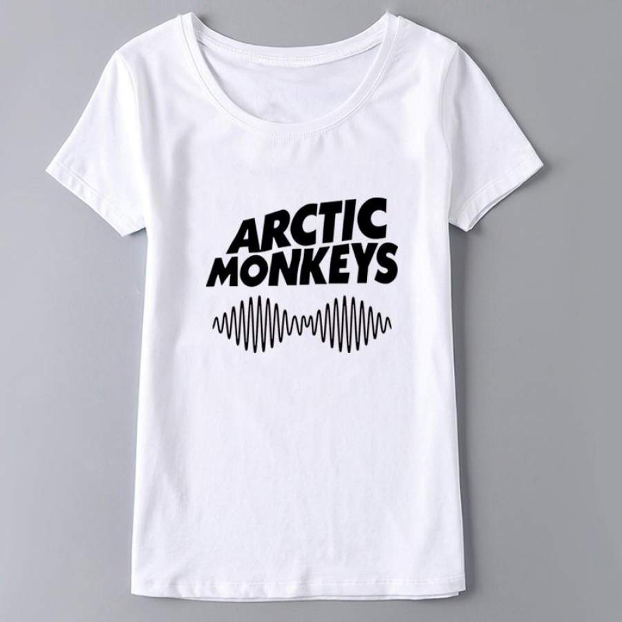 Arctic Monkeys Letter Print Harajuku T Shirt Women T-Shirt Female O-Neck Summer Outfits Tops