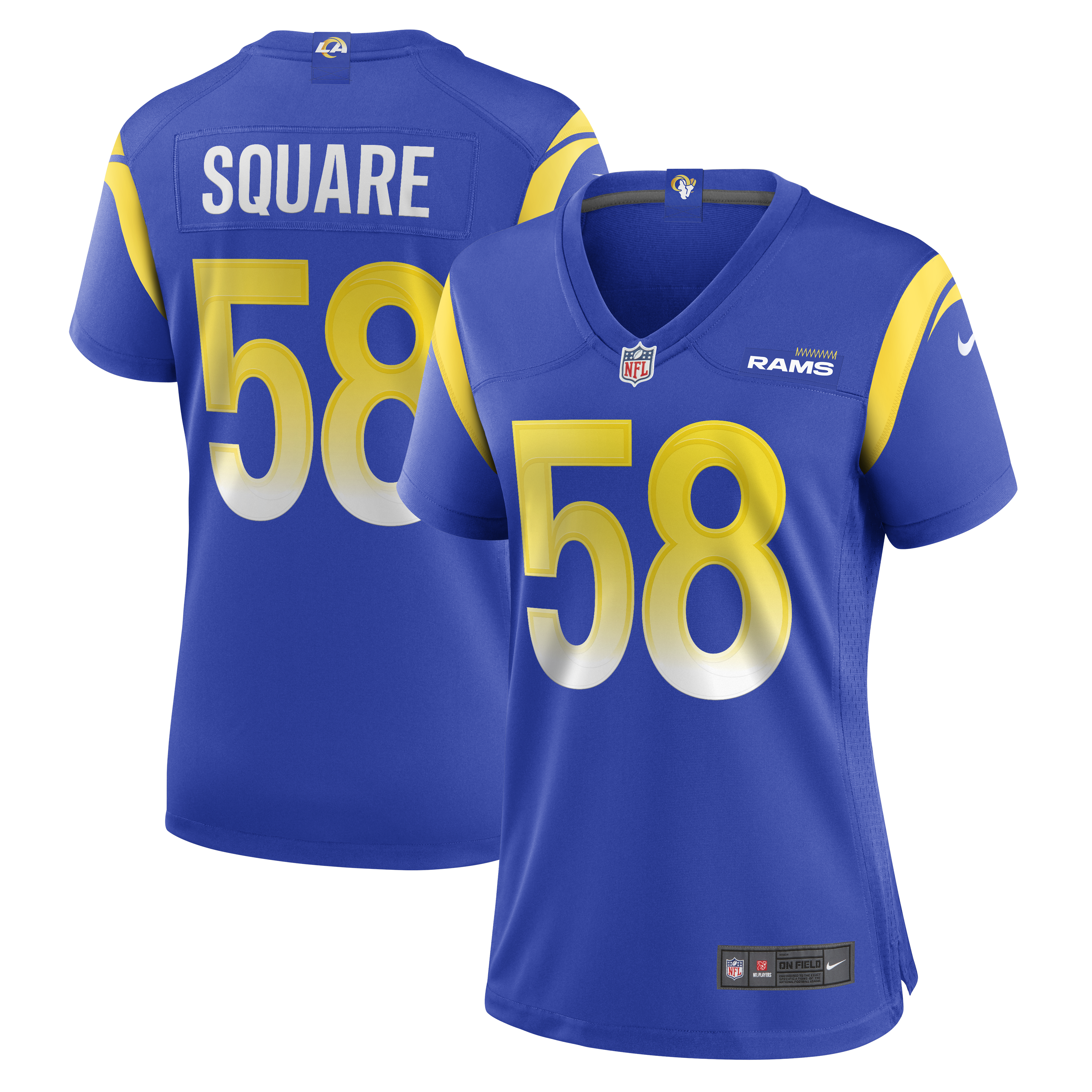 Women’s Los Angeles Rams DeAndre Square Royal  Game Jersey