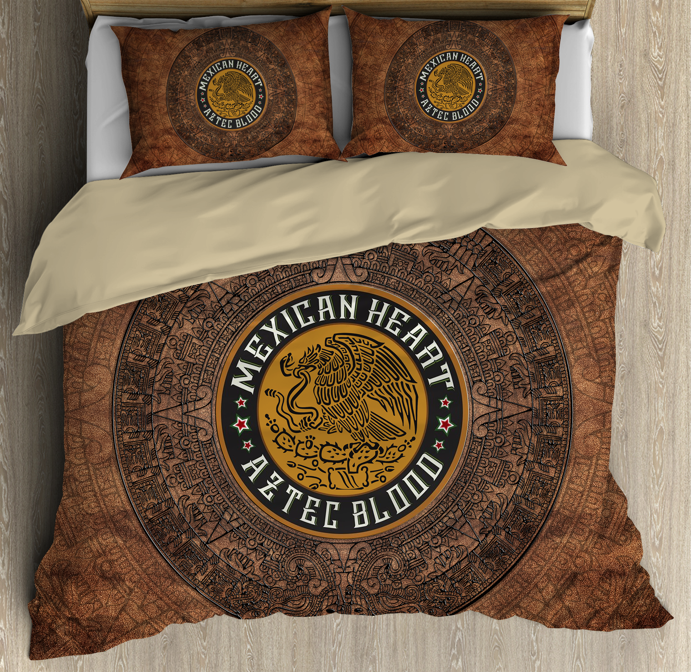 Tmarc Tee Mexican Heart- Aztec Blood Aztec Bedding Set