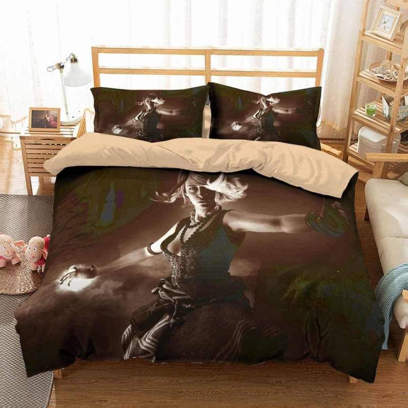 3D Customize The Witcher 3 Wild Hunt Ciri Bedding Set Duvet Cover Set Bedroom Set Bedlinen