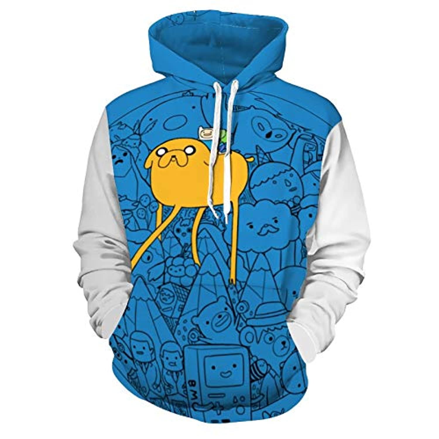 Adventure Time Hoodies – Jake Unisex 3D Pullover Hooded Sweatshirt