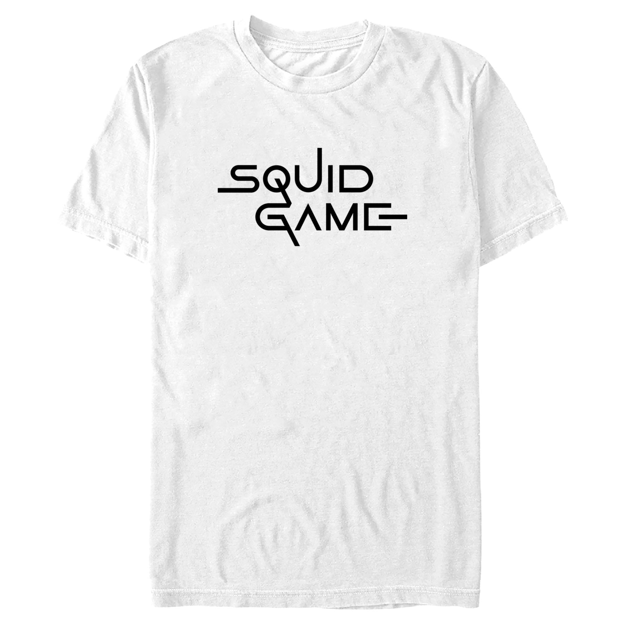 Squid Game Men’S Logo White  T-Shirt