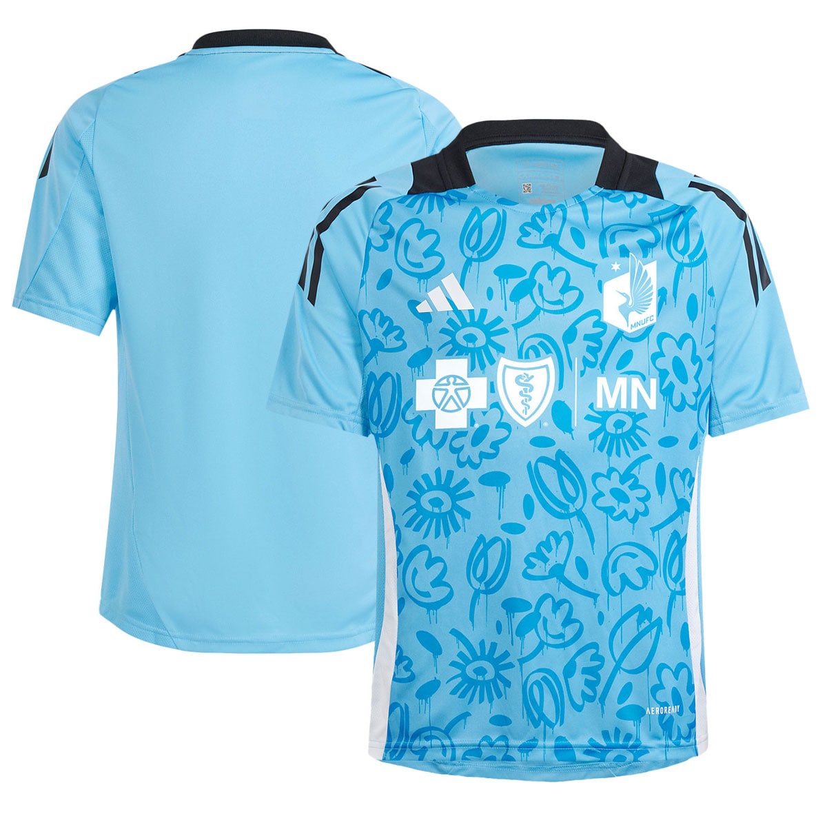 Minnesota United FC Youth 2024 One Planet Pre-Match Top – Blue