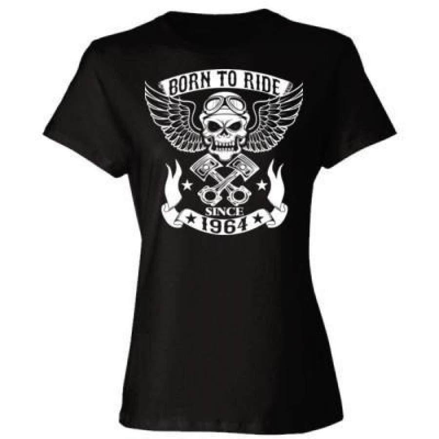 AGR Born To Ride Since 1964 – Ladies’ Cotton T-Shirt