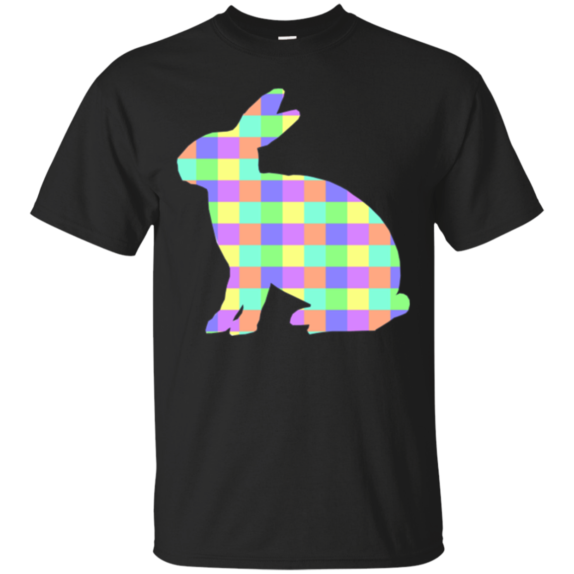 Cute Easter Rabbit Pastel Bunny Tee Shirt For Kids