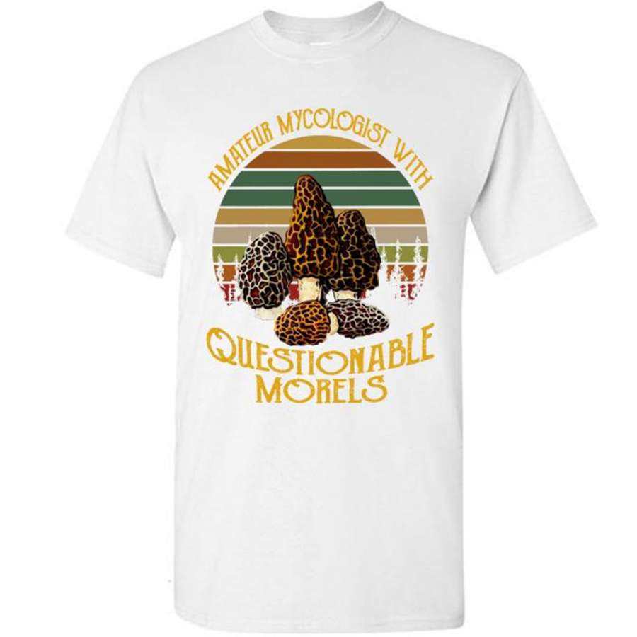 Amateur Mycologist With Questionable Morels, Classic Vintage Retro Design A – Gildan Short Sleeve Shirt