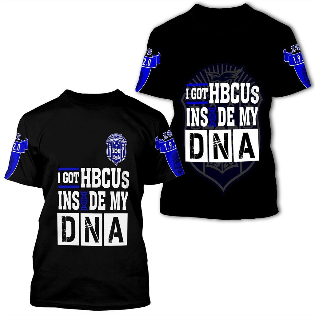 Greek Life T-Shirt – Zeta Phi Beta Hbcu Dna Bagslobby T-Shirt