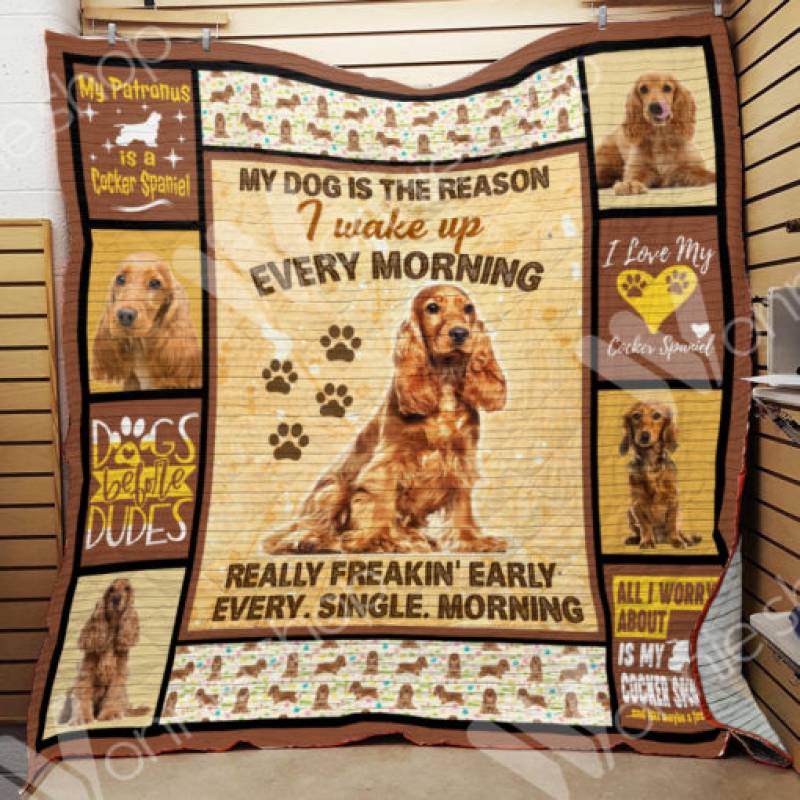 Cocker Spaniel Dog Blanket OCT2903 67O31