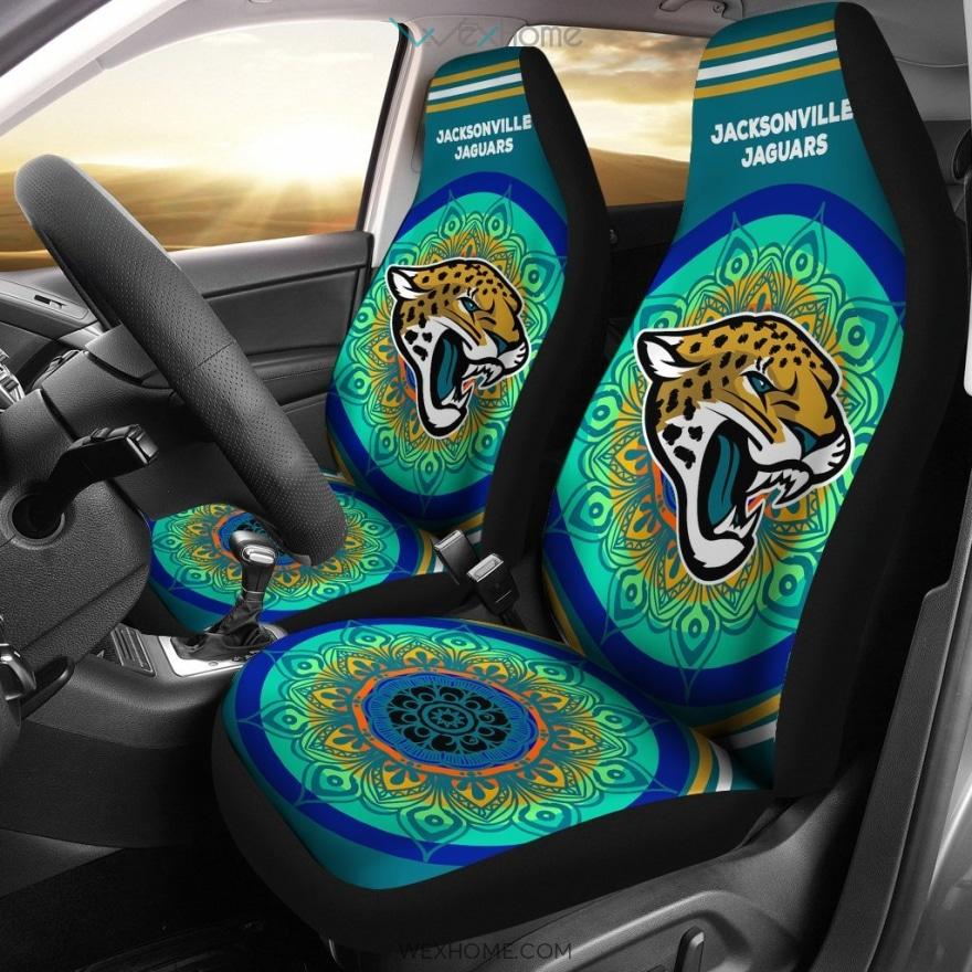 Magical And Vibrant Jacksonville Jaguars Car Seat Covers Unique Car Gift 2021