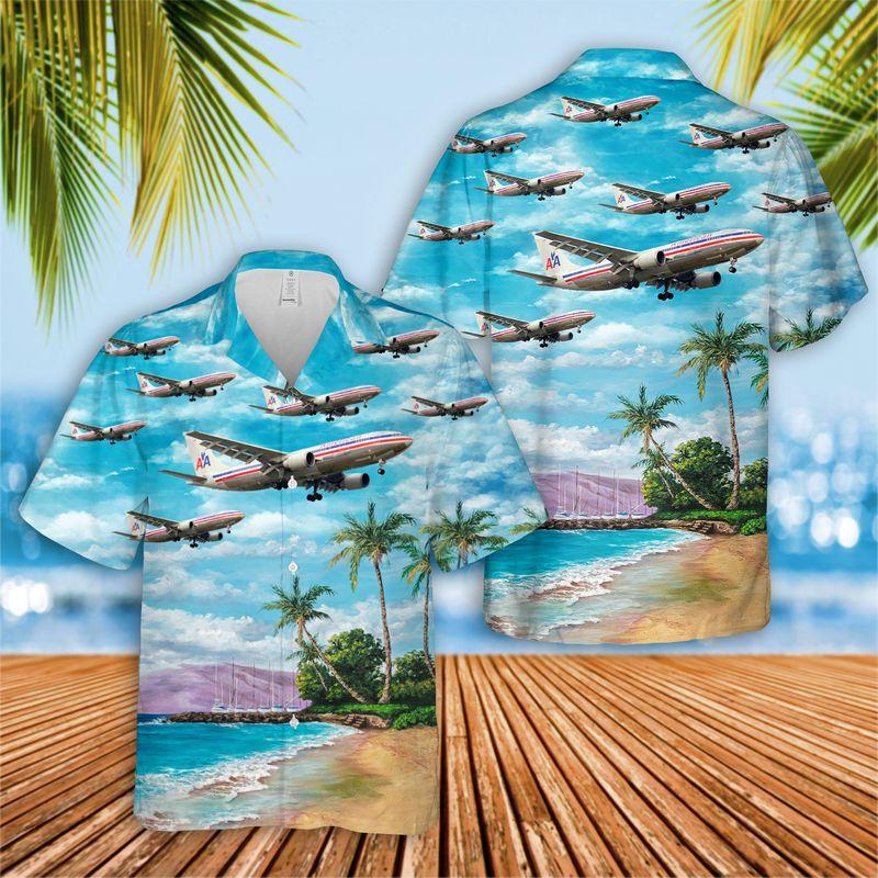 American Airlines Airbus A300-600 Hawaiian Shirt | For Men & Women | Adult | Hw8562