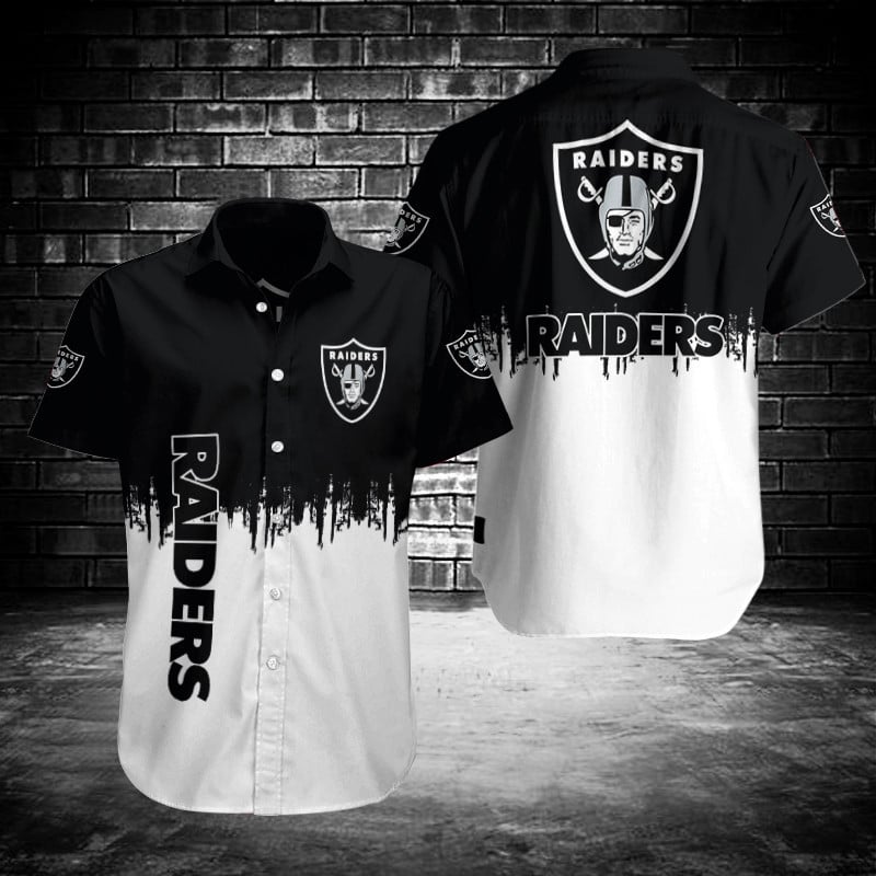 Las Vegas Raiders New Button Shirt