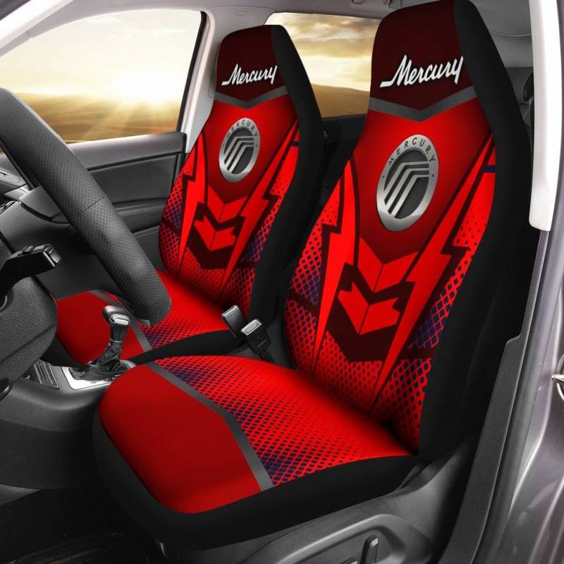 Mercury TDV Car Seat Cover (Set of 2) Ver 1 (Red)