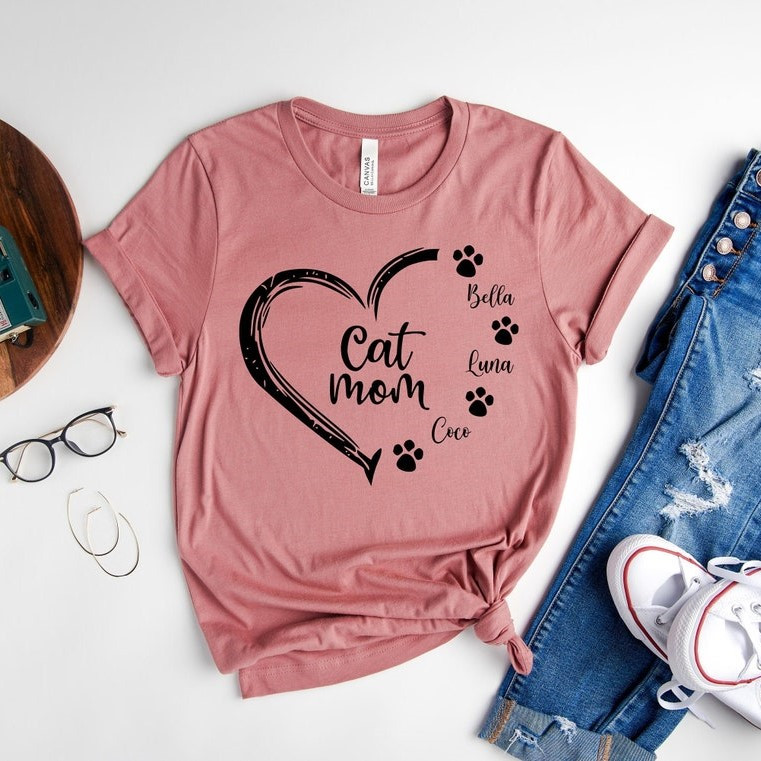 Cat Mom Cute Shirt Hoodie Gifts For Women