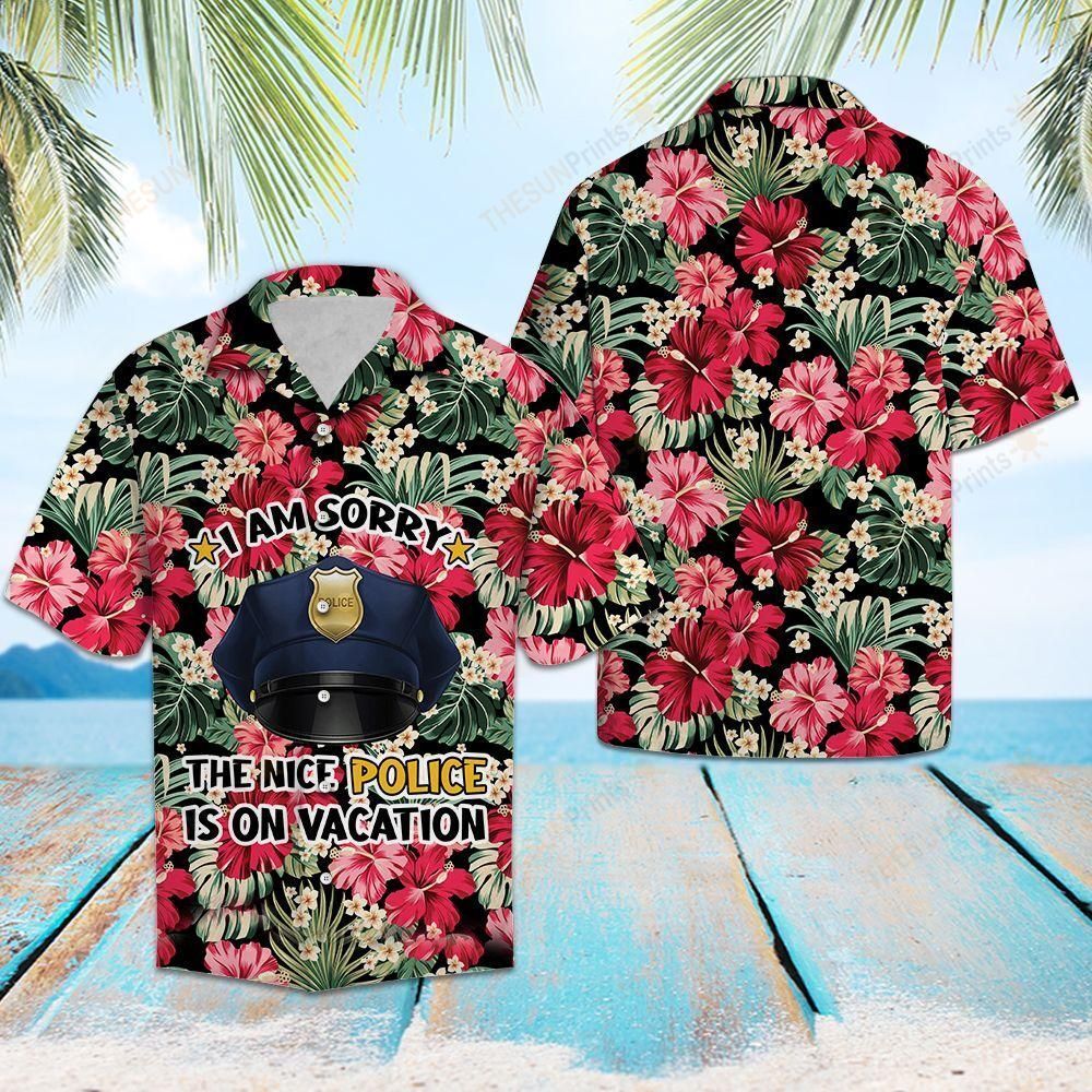 Police On Vacation Hawaiian Shirt Ha93978