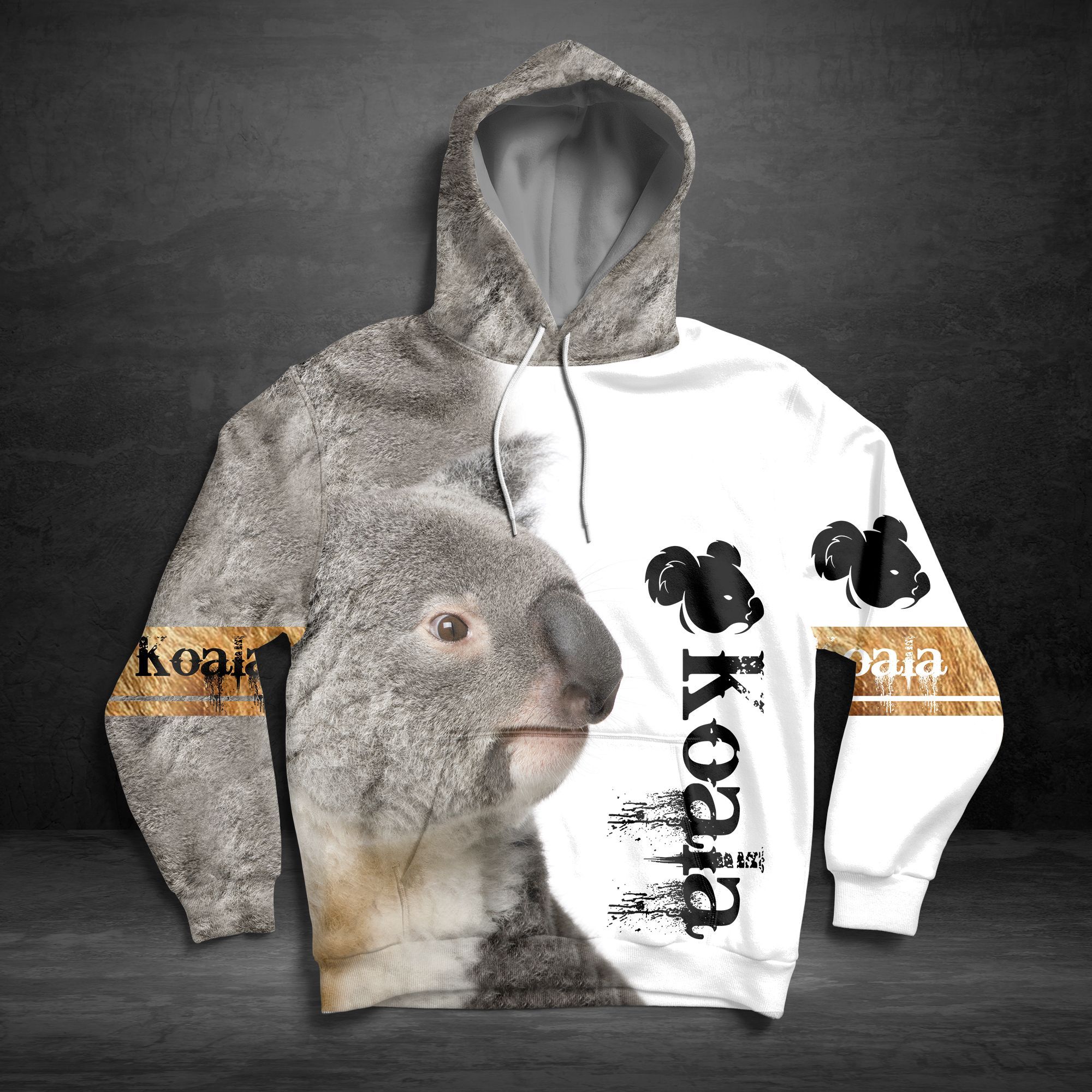 3D Koala G5903 – All Over Print Unisex Hoodie unisex womens & mens, couples matching, friends, funny family hoodie gifts (plus size available)