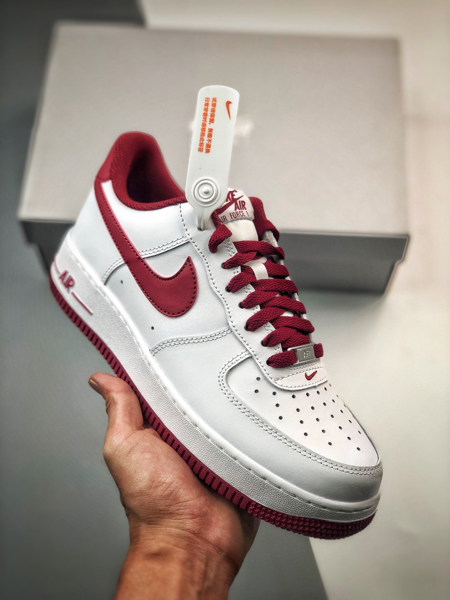 Nike Air Force 1 Low White Light Bordeaux DH7561-101 5340211